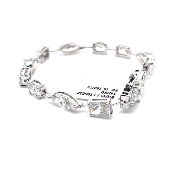 The Ondine Mixed-Cut Diamond Bracelet