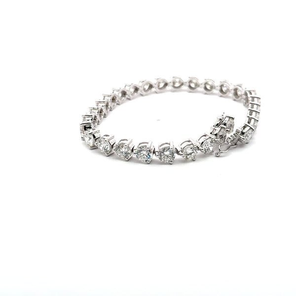 The Béatrice Round Diamond Tennis Bracelet