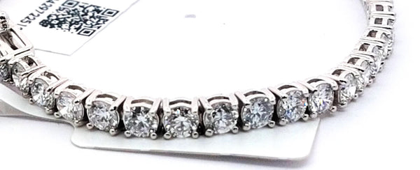 The Sylvie Round Diamond Tennis Bracelet