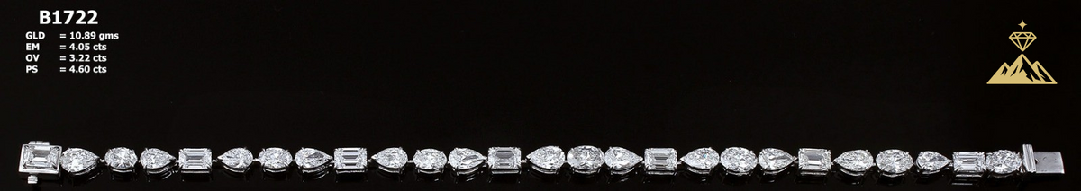 Diamond Toggle Bracelet Bracelet - Atelier Diamante