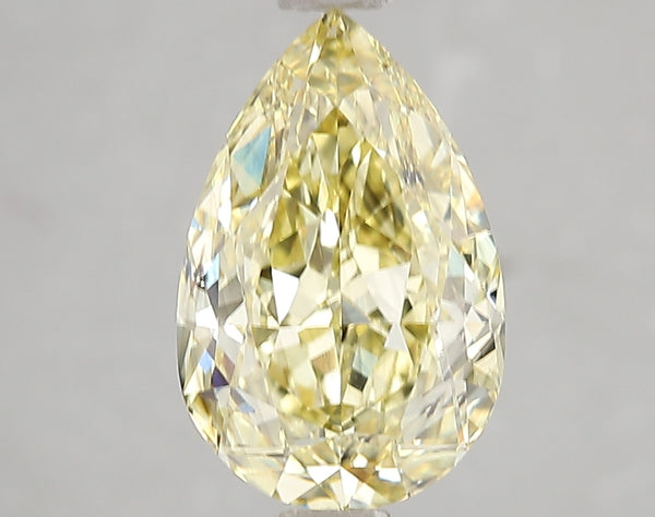 3.04ct Fancy Intense Yellow Pear Lab Diamond, SI1, IGI Certified