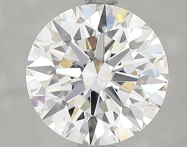 3.02ct Ideal Cut Round Brilliant Lab Diamond, H Color, VVS2, IGI Certified