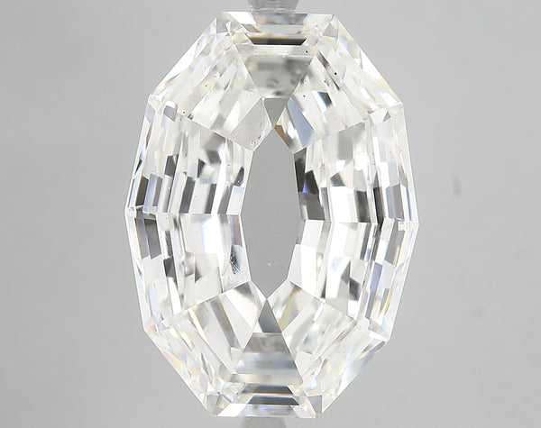 12.76ct Oval Polygon Lab Diamond, G Color, VS2, IGI Certified