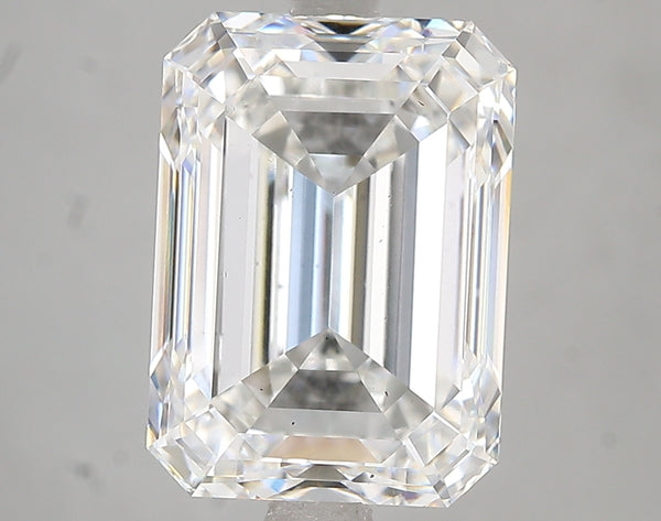 7.02ct Emerald Cut Lab Diamond, F Color, VS2, IGI Certified
