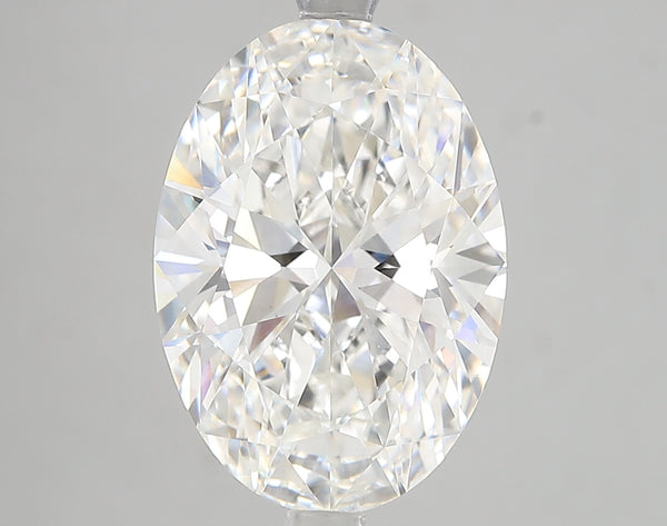 5.09ct Oval Lab Diamond, F Color, VVS2, IGI Certified