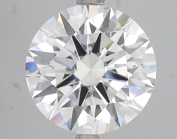 5.1ct Ideal Cut Round Brilliant Lab Diamond, F Color, VVS2, IGI Certified