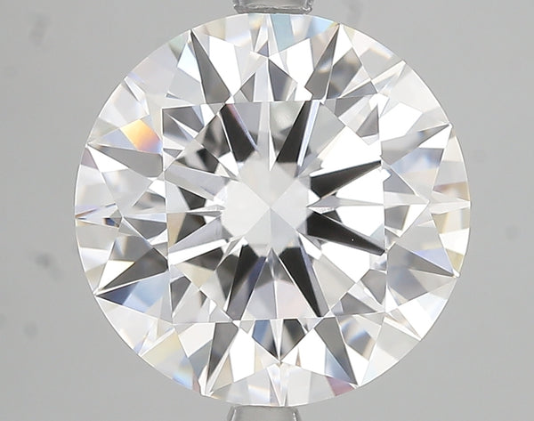 5.01ct Ideal Cut Round Brilliant Lab Diamond, E Color, VVS1, IGI Certified