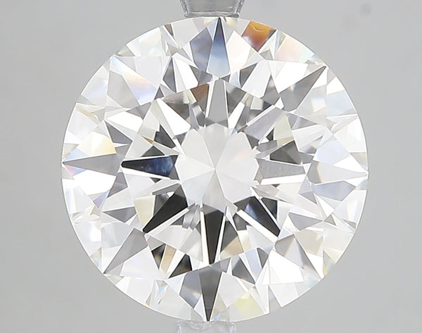5.09ct Ideal Cut Round Brilliant Lab Diamond, F Color, VVS2, IGI Certified