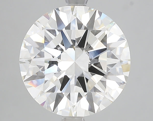 5.1ct Ideal Cut Round Brilliant Lab Diamond, F Color, VVS2, IGI Certified