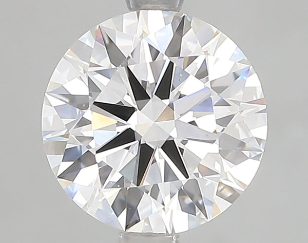 2.08ct Ideal Cut Round Brilliant Lab Diamond, D Color, VVS2, IGI Certified