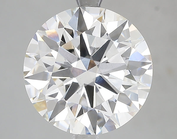 5.1ct Ideal Cut Round Brilliant Lab Diamond, F Color, VVS2, IGI Certified