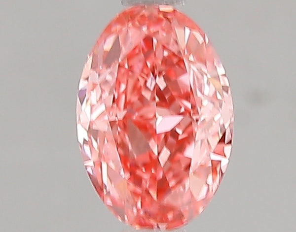 1.09ct Fancy Vivid Pink Oval Lab Diamond, VS1, IGI Certified