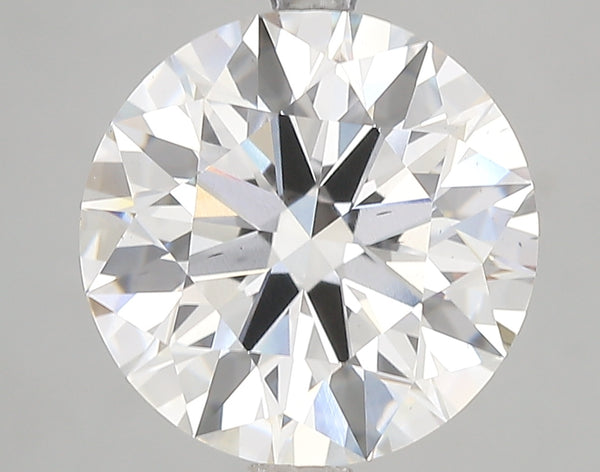 5.56ct Ideal Cut Round Brilliant Lab Diamond, F Color, SI1, IGI Certified