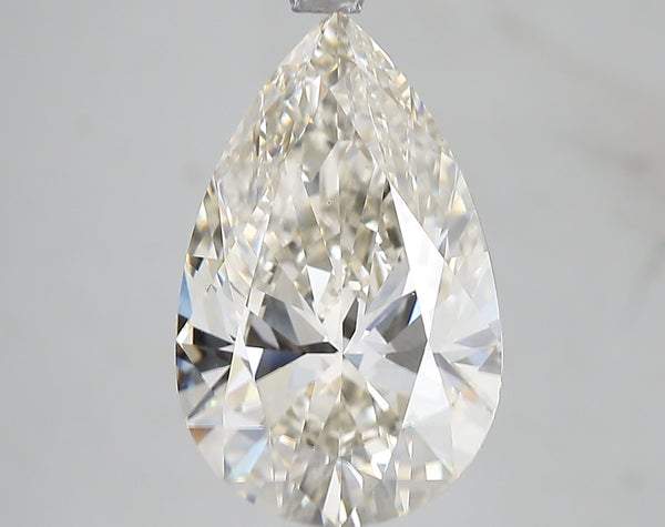 5.02ct Fancy Vivid Pink Pear Lab Diamond, VS1, IGI Certified