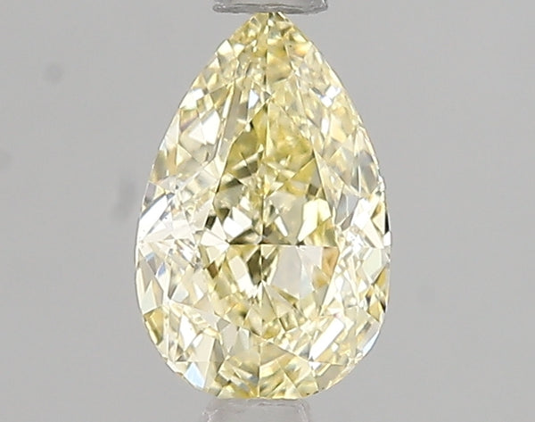 1.01ct Fancy Yellow Pear Lab Diamond, VS1, IGI Certified