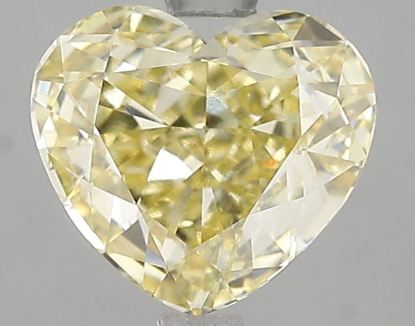 2.06ct Fancy Yellow Heart Lab Diamond, VS1, IGI Certified