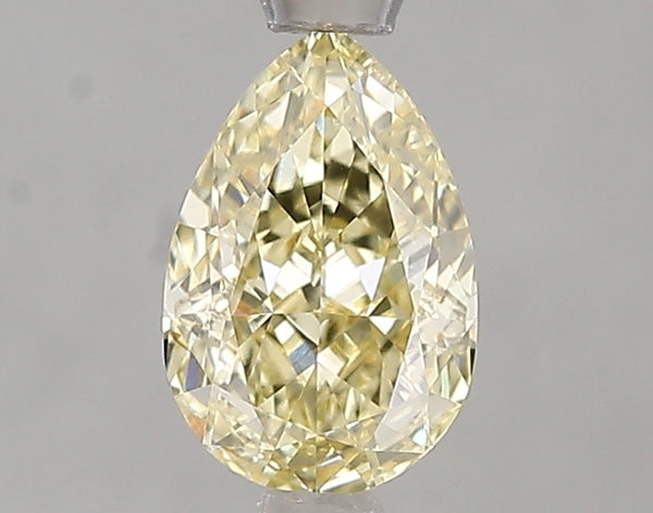 1.08ct Fancy Yellow Pear Lab Diamond, VS1, IGI Certified