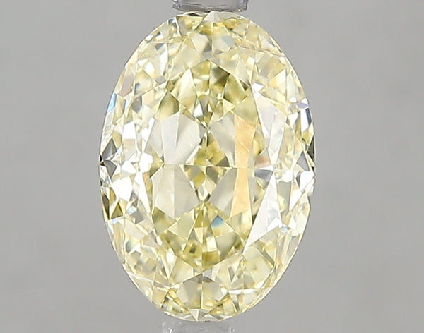 2.01ct Fancy Intense Yellow Oval Lab Diamond, VVS2, IGI Certified
