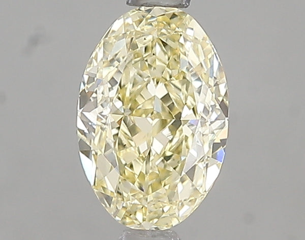 1.03ct Fancy Yellow Oval Lab Diamond, VS2, IGI Certified