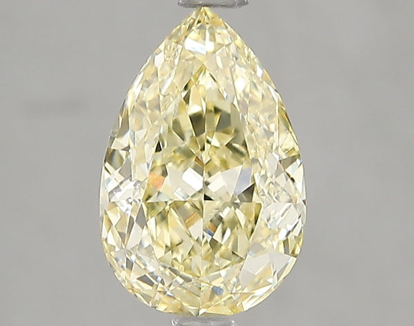 2.07ct Fancy Intense Yellow Pear Lab Diamond, VS2, IGI Certified