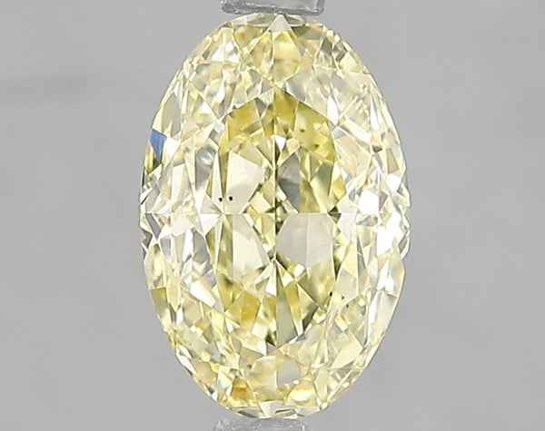 1.56ct Fancy Intense Yellow Oval Lab Diamond, VS1, IGI Certified