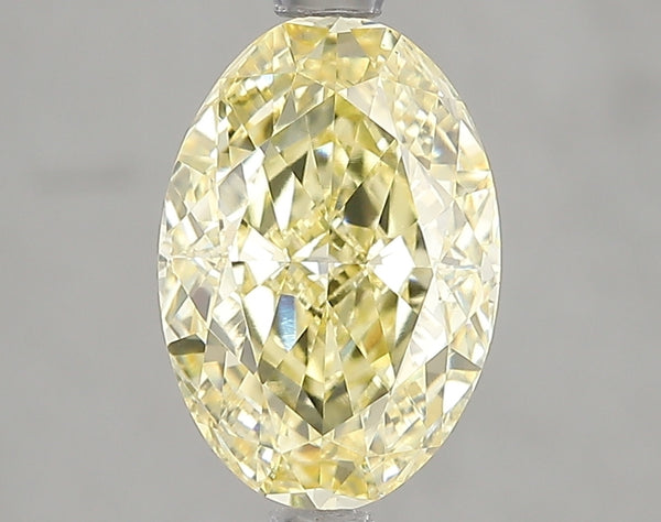 2.54ct Fancy Intense Yellow Oval Lab Diamond, VS1, IGI Certified