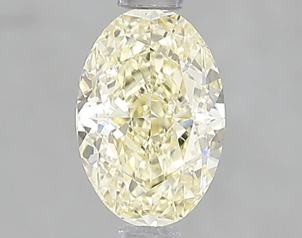 1.04ct Fancy Yellow Oval Lab Diamond, VVS2, IGI Certified