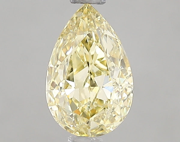 1.03ct Fancy Yellow Pear Lab Diamond, VS1, IGI Certified