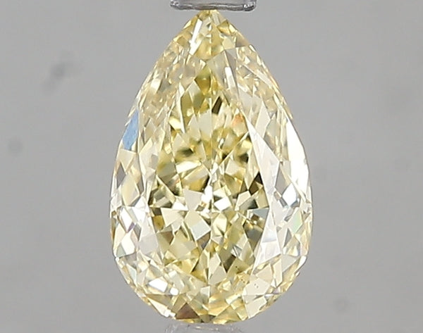 1.03ct Fancy Yellow Pear Lab Diamond, VS1, IGI Certified