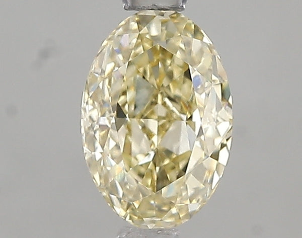 1.05ct Oval Lab Diamond, LIGHT YELLOW Color, VS1, IGI Certified