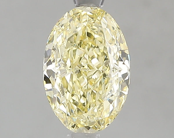 1.61ct Fancy Yellow Oval Lab Diamond, VS1, IGI Certified