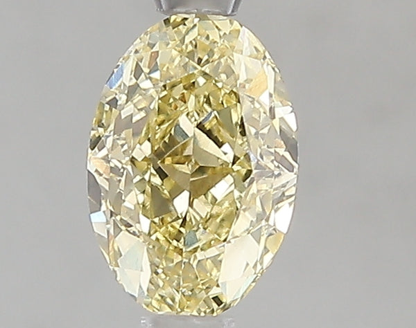 1.01ct Fancy Intense Yellow Oval Lab Diamond, VVS2, IGI Certified