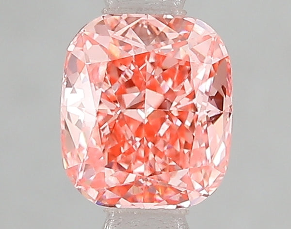 1.02ct Fancy Vivid Pink Cushion Lab Diamond, VVS2, IGI Certified