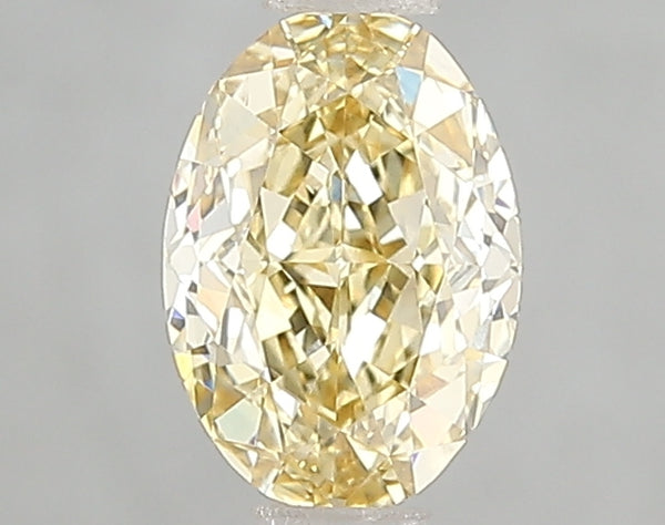 1.03ct Fancy Intense Yellow Oval Lab Diamond, VS1, IGI Certified