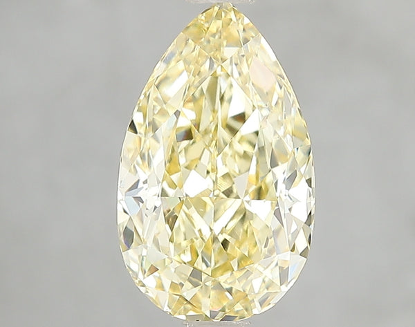 3.09ct Fancy Intense Yellow Pear Lab Diamond, VS1, IGI Certified