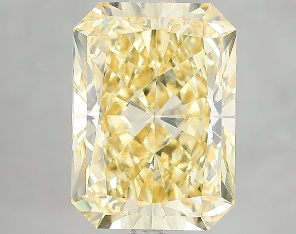 5.54ct Radiant Lab Diamond, YELLOW Color, VS1, IGI Certified