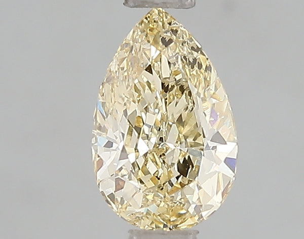 1ct Fancy Yellow Pear Lab Diamond, VS2, IGI Certified