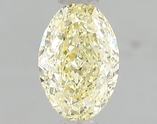 1.01ct Fancy Intense Yellow Oval Lab Diamond, VS2, IGI Certified