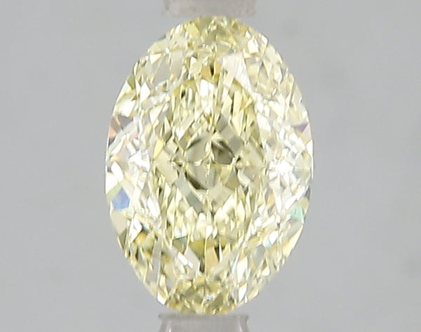 1.62ct Fancy Intense Yellow Oval Lab Diamond, VS1, IGI Certified