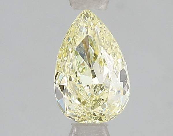 1.01ct Fancy Intense Yellow Pear Lab Diamond, VS2, IGI Certified