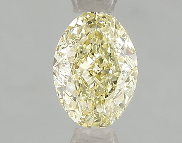 1.03ct Fancy Yellow Oval Lab Diamond, VS1, IGI Certified