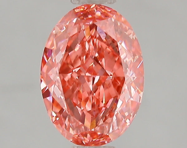 1.52ct Fancy Vivid Pink Oval Lab Diamond, SI1, IGI Certified