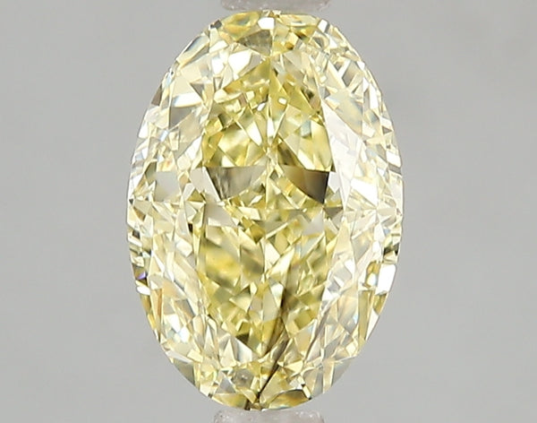2.02ct Fancy Intense Yellow Oval Lab Diamond, SI1, IGI Certified