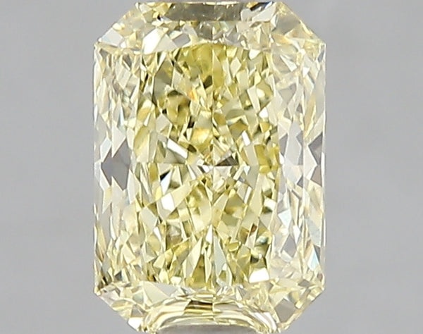 1.51ct Fancy Vivid Yellow Radiant Lab Diamond, VS1, IGI Certified