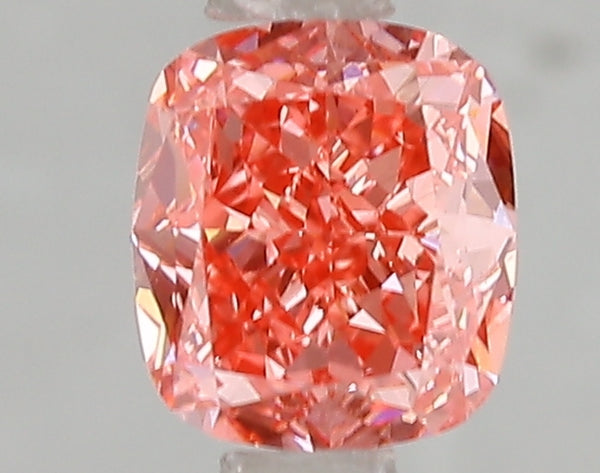 1.03ct Fancy Vivid Pink Cushion Lab Diamond, VS2, IGI Certified