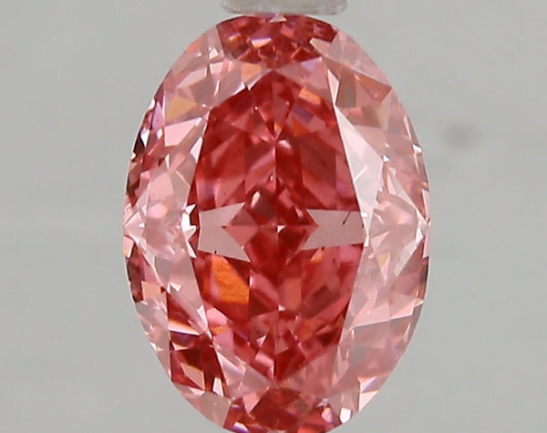 2.02ct Fancy Vivid Pink Oval Lab Diamond, VS2, IGI Certified