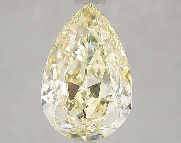 3.02ct Fancy Intense Yellow Pear Lab Diamond, VS1, IGI Certified
