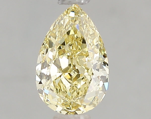 1.02ct Fancy Intense Yellow Pear Lab Diamond, VS2, IGI Certified
