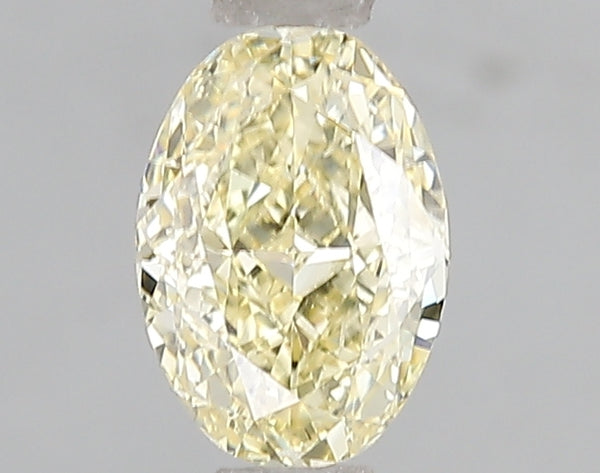 1.01ct Fancy Intense Yellow Oval Lab Diamond, VS2, IGI Certified