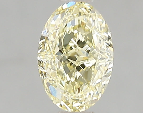 1.05ct Fancy Yellow Oval Lab Diamond, VS1, IGI Certified